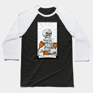 The Three of Cups - The Tarot Restless Baseball T-Shirt